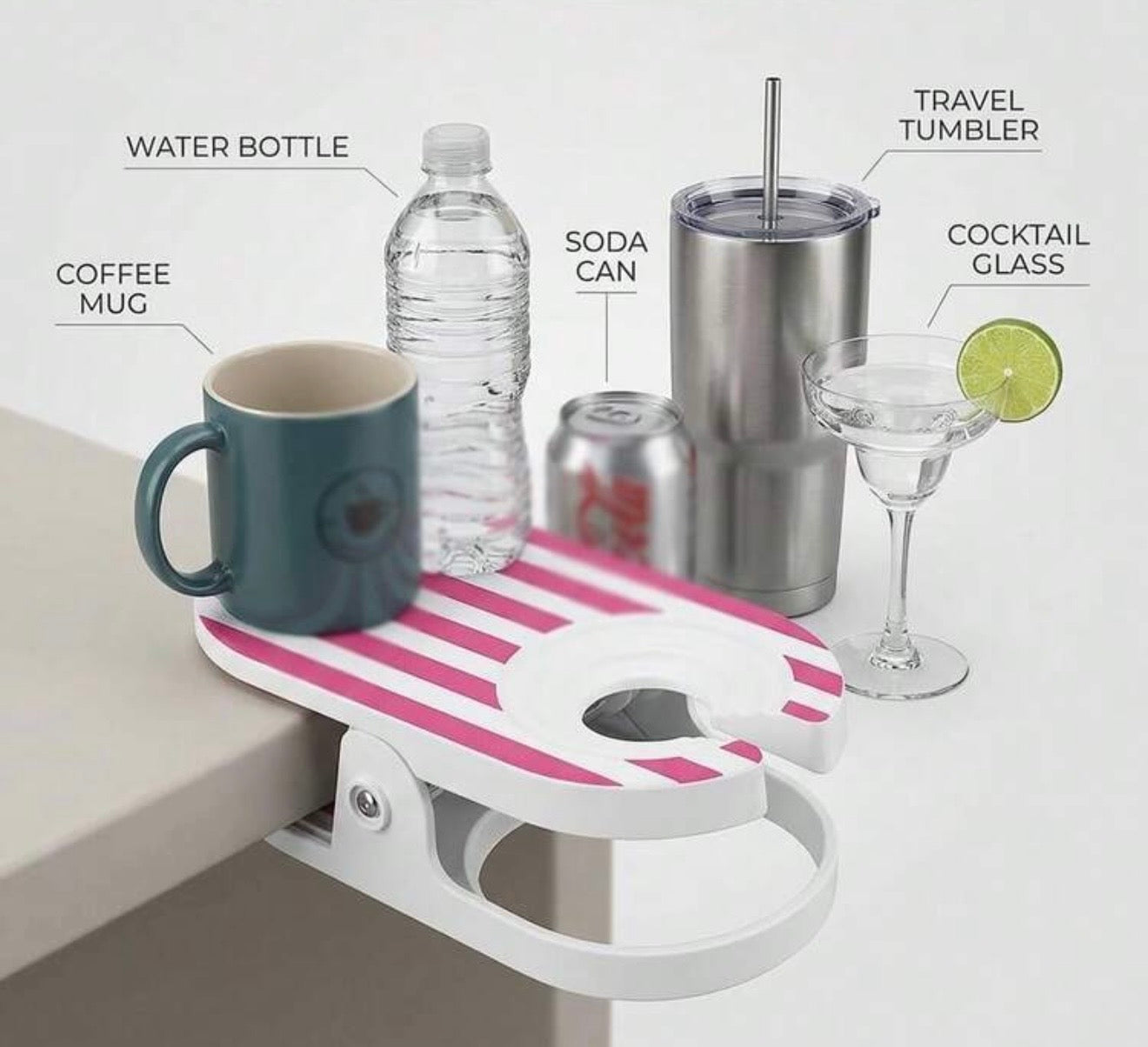 PRE ORDER Drink Clip - pool, table, mahjong, chair, beach
