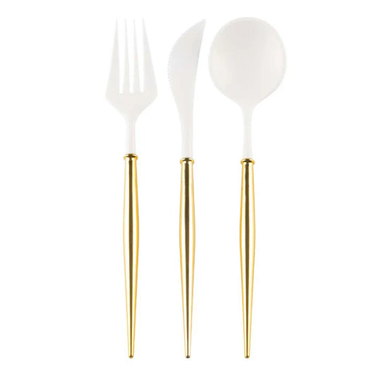 Sophistiplate Rose Gold Bella Assorted Plastic Cutlery
