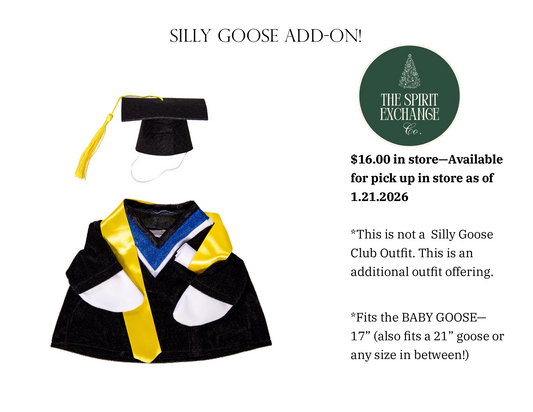 Baby Goose (17") Graduation Goose Outfit