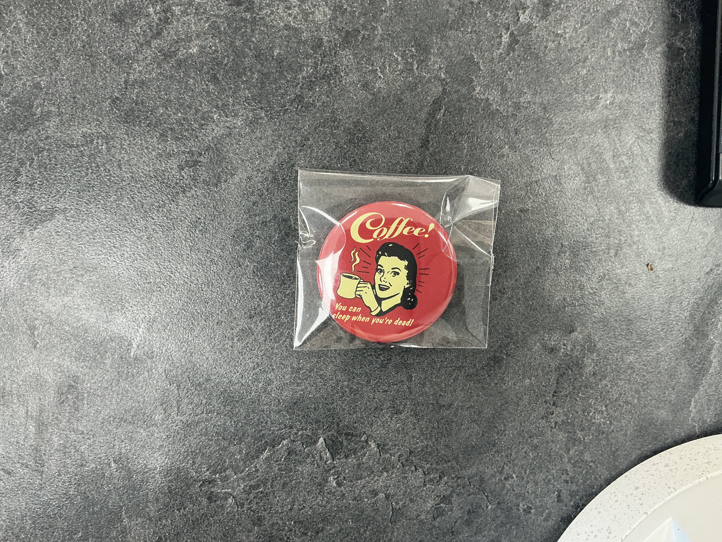 Coffee! You can sleep when you’re dead needle-minder
