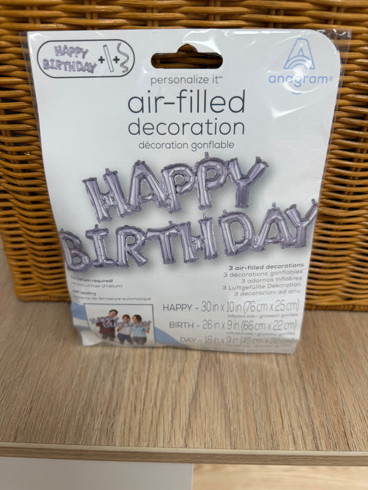 Happy Birthday Foil Air Filled