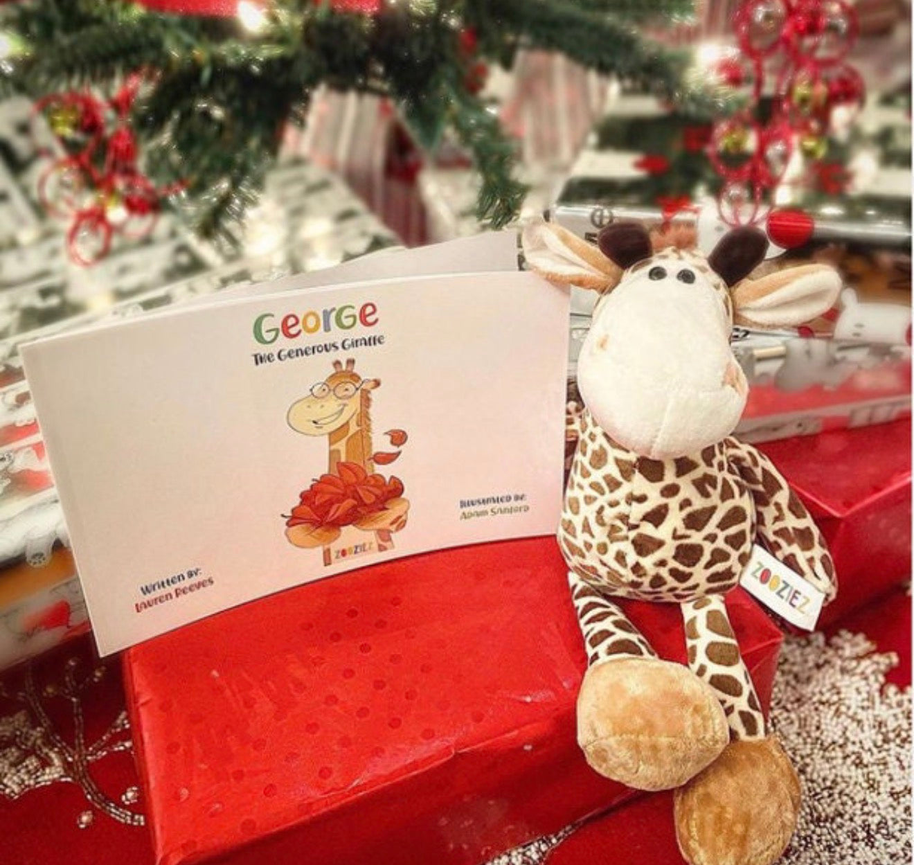 Zooziez- George the Generous Giraffe book and plush
