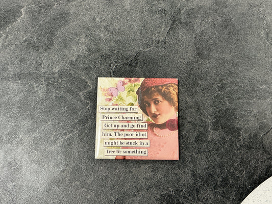 Stop waiting for Prince Charming magnet