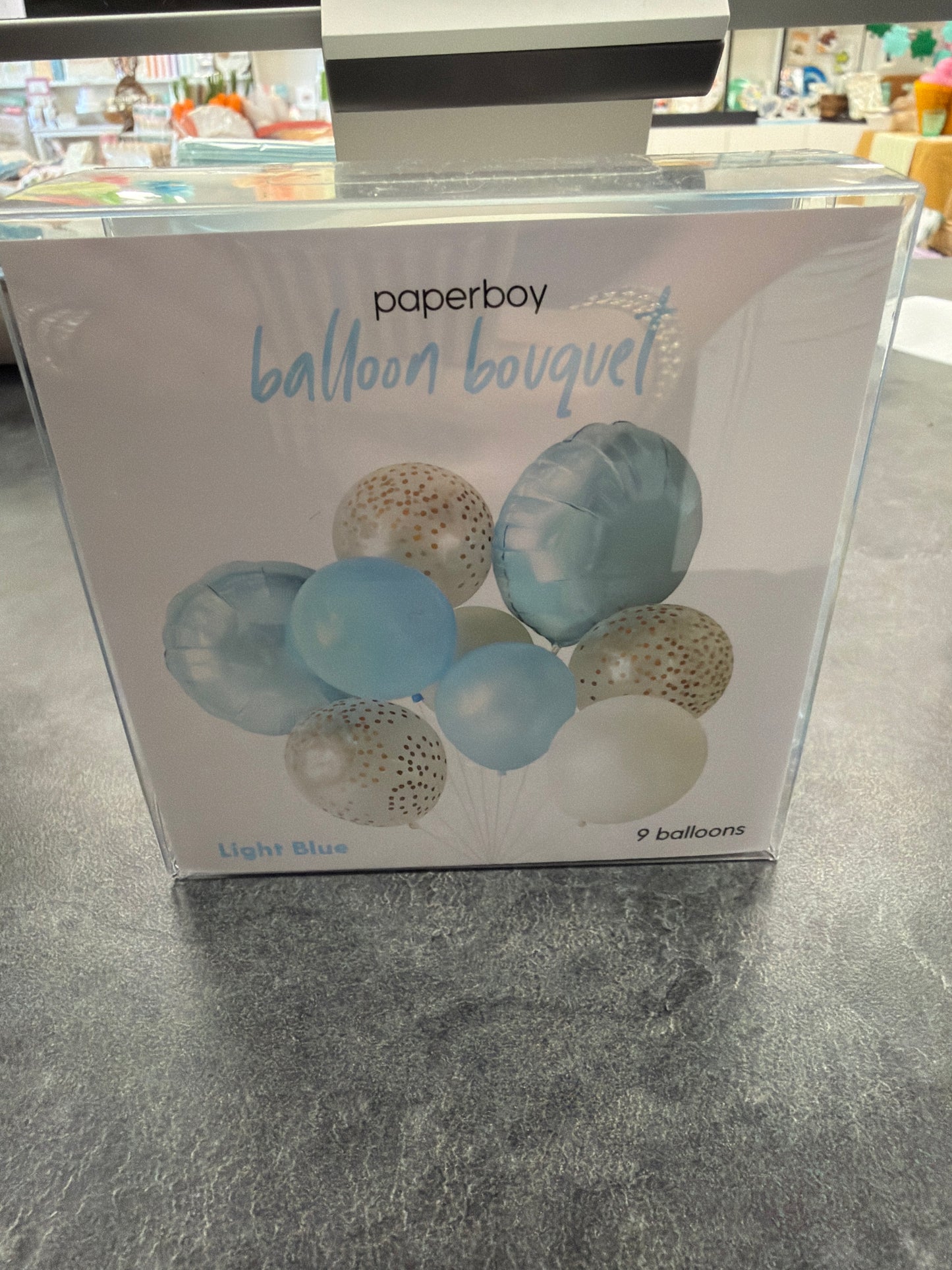 Paper Boy Balloon Bouquet