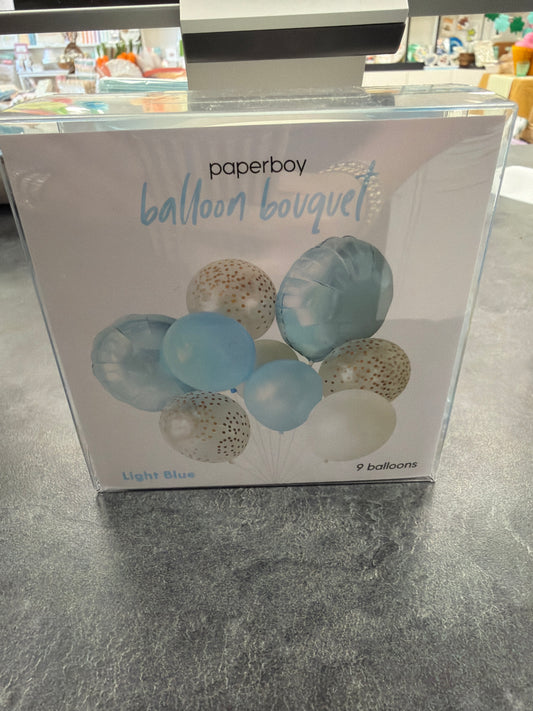 Paper Boy Balloon Bouquet