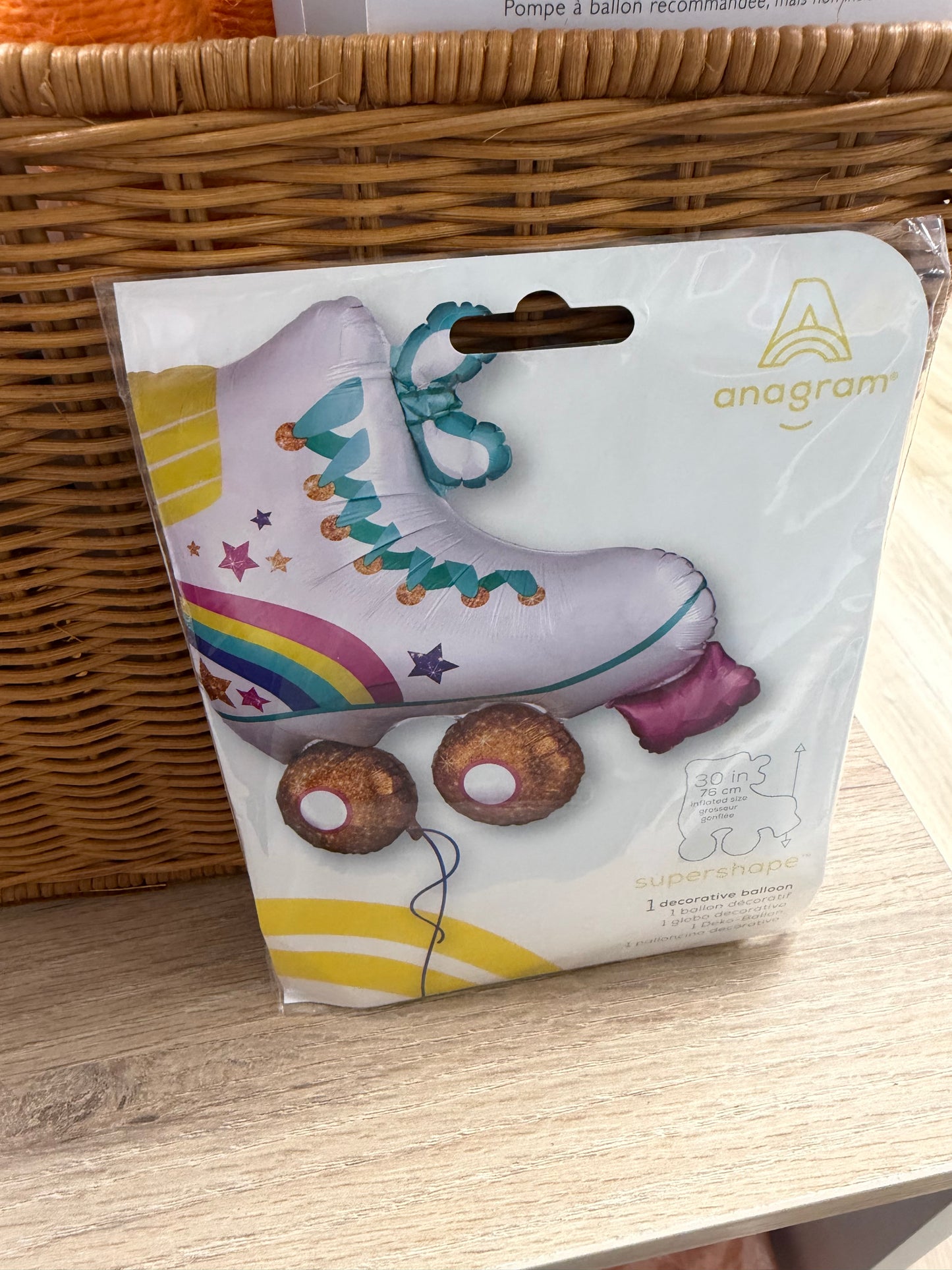 Rollerskate Foil Balloon
