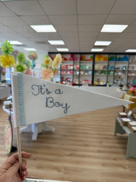 Baby Announcement Pennant