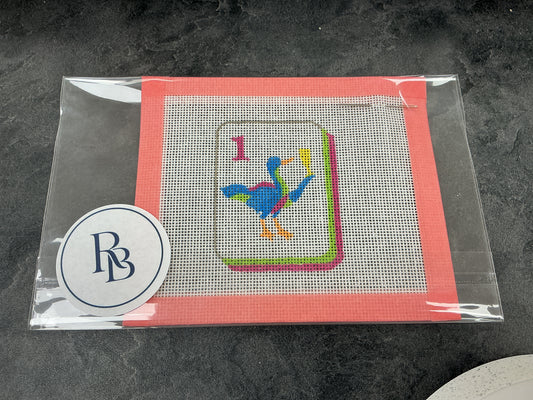 Mahjong RB needlepoint