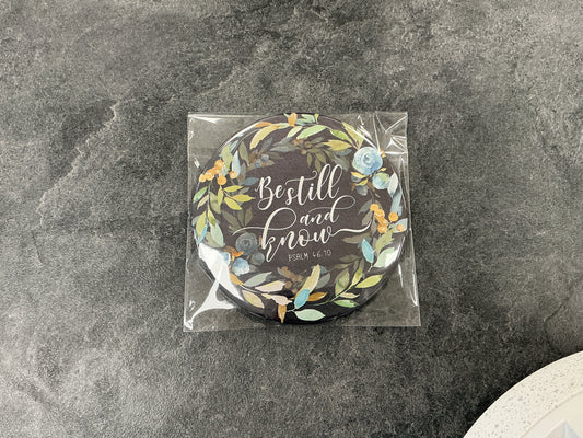 Be still and know pocket mirror