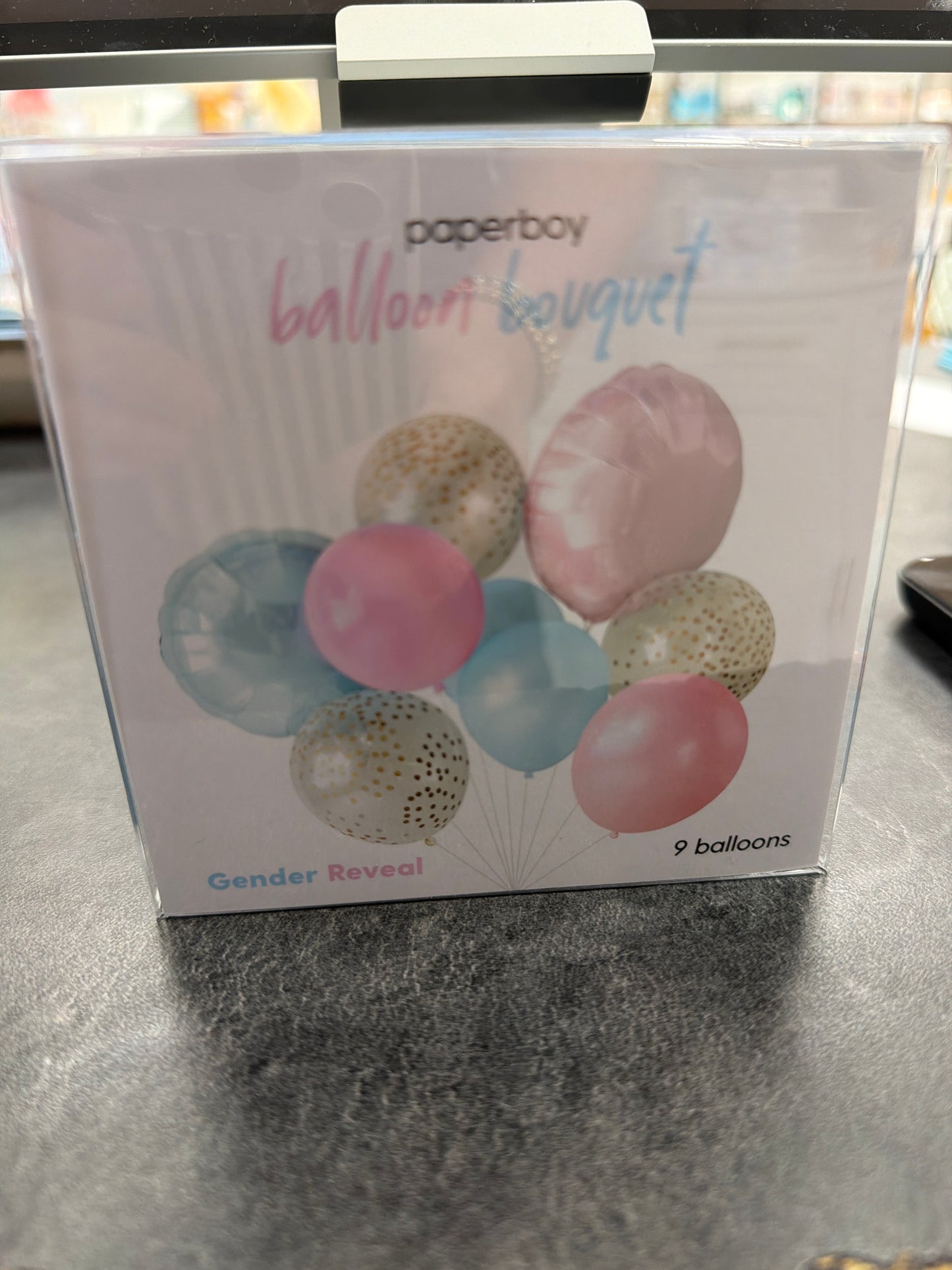 Paper Boy Balloon Bouquet