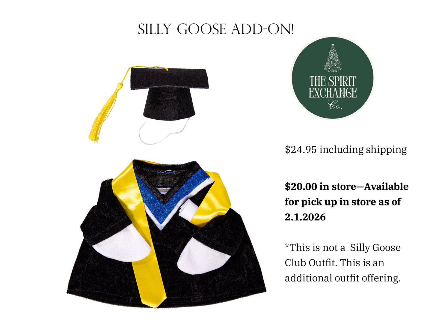 Graduation Goose Outfit
