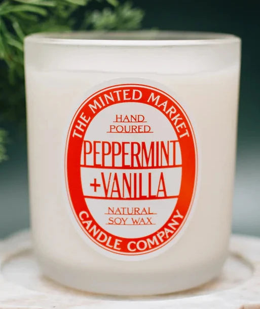 Minted Market Large Candle