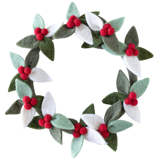 Hester & Cook Felt Berry Wreath