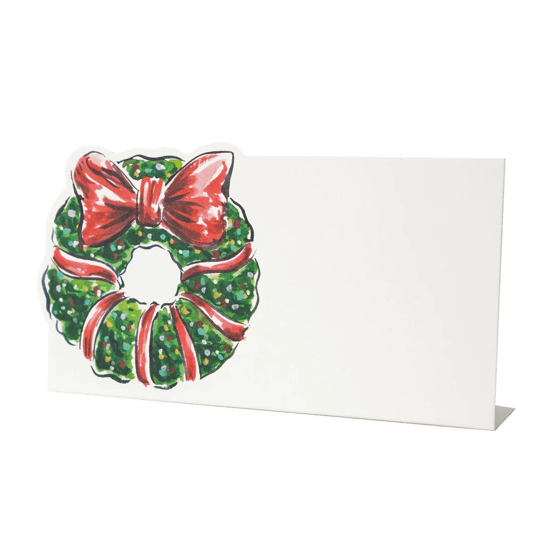 Hester & Cook Holiday Wreath Placecard