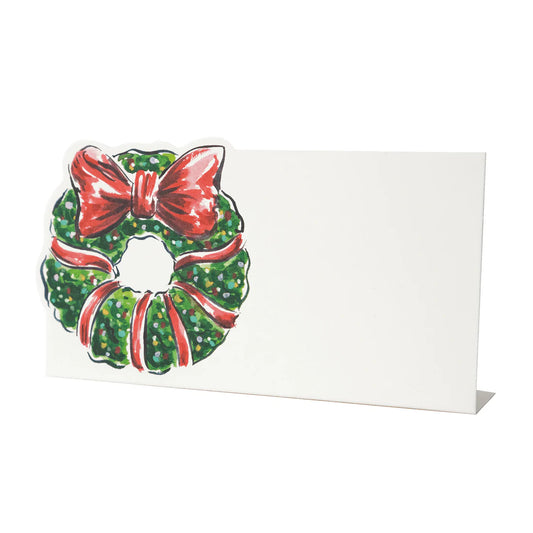 Hester & Cook Holiday Wreath Placecard