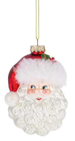 Santa Head Ornament