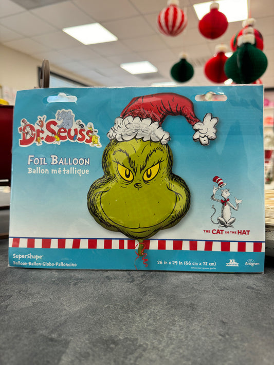 Grinch Foil Balloon