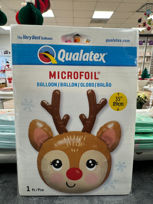 Reindeer Foil Balloon