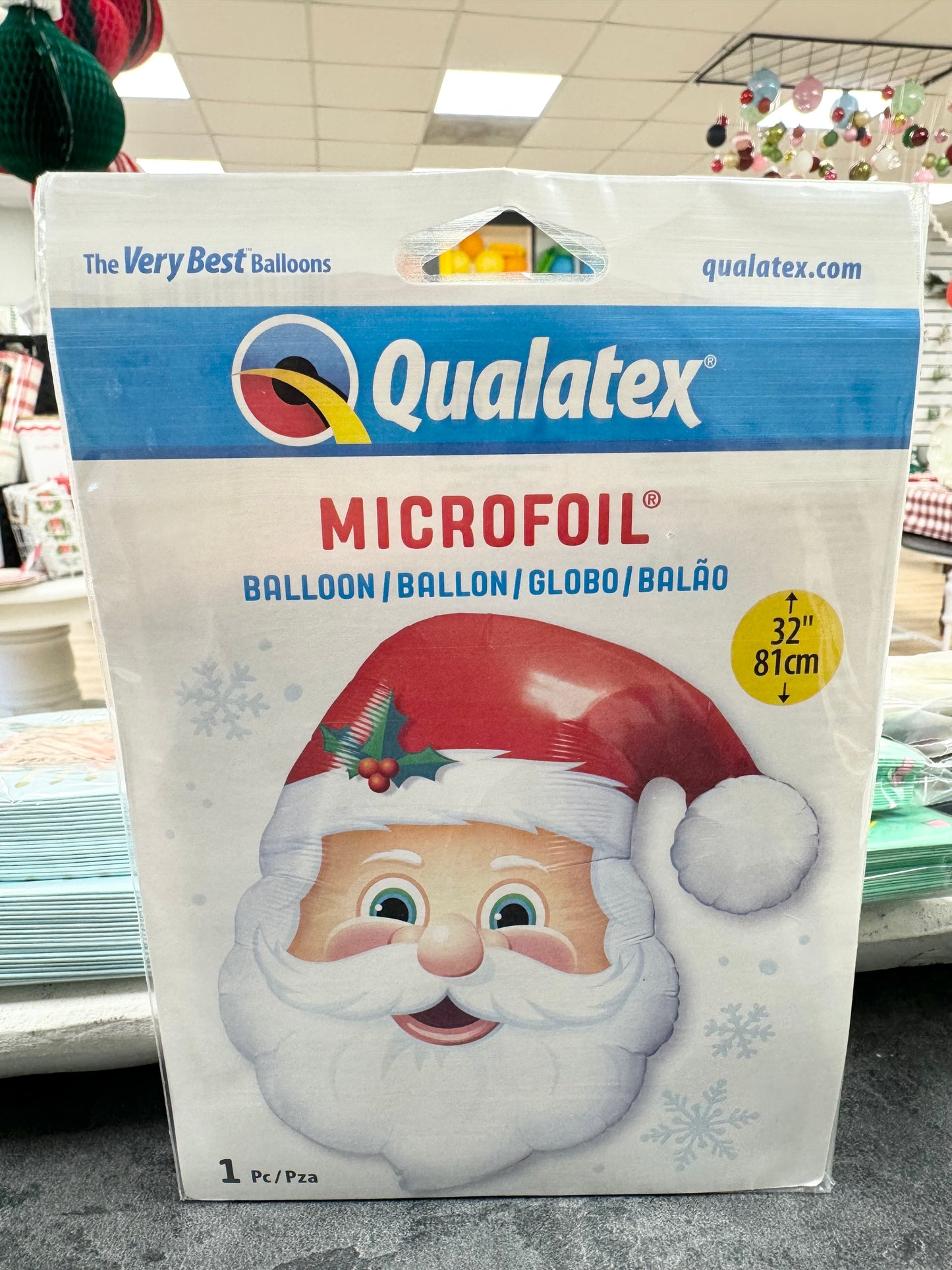 Happy Santa Foil Balloon