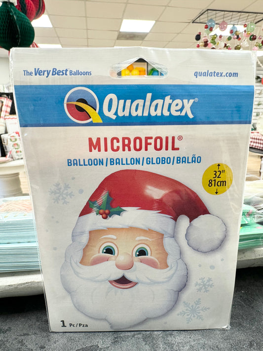 Happy Santa Foil Balloon