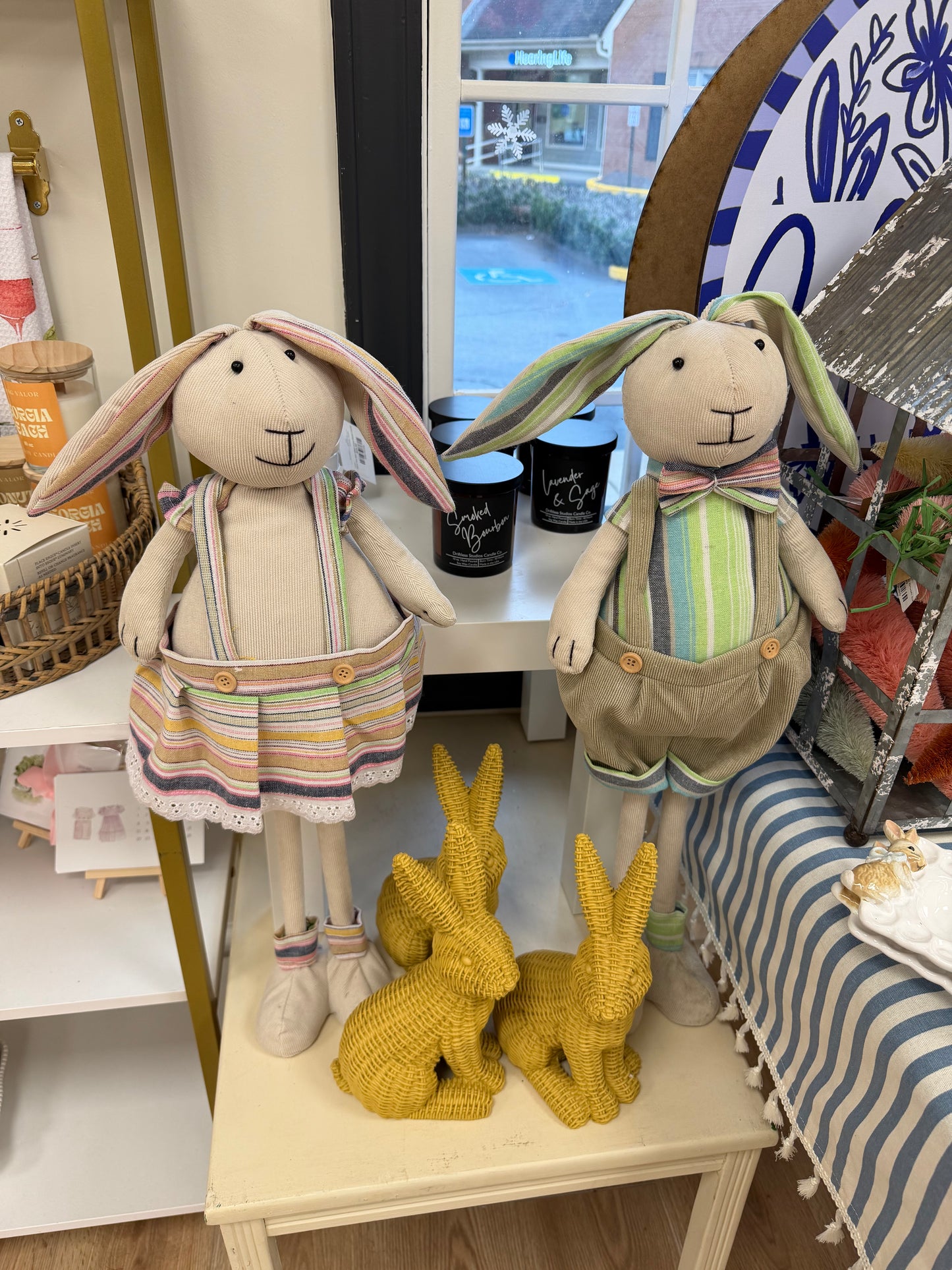 Large Stuffed Bunny Standing