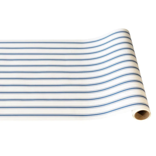 Hester & Cook Cornflower Blue Striped Table Runner