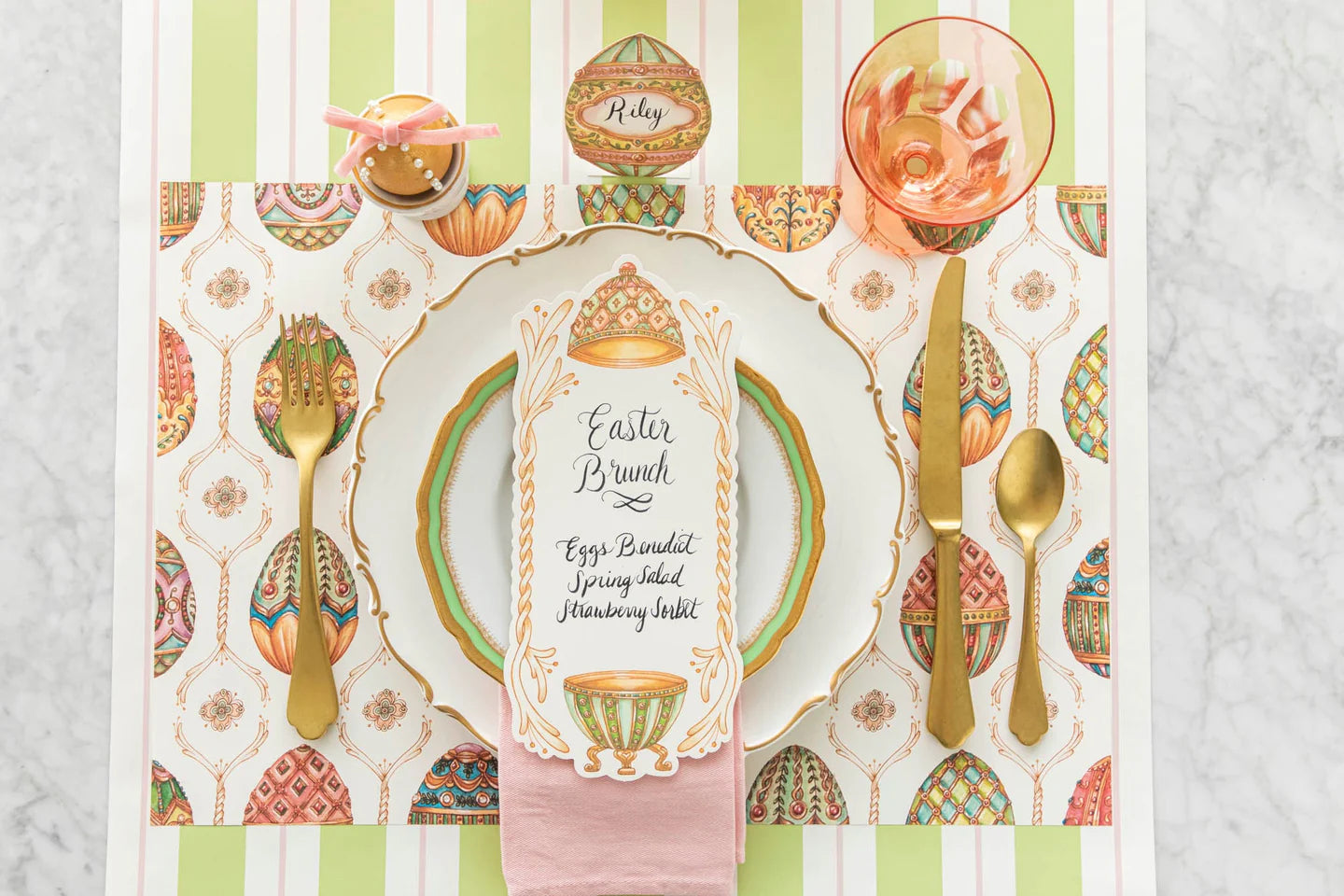 Hester & Cook Exquisite Egg Table Card