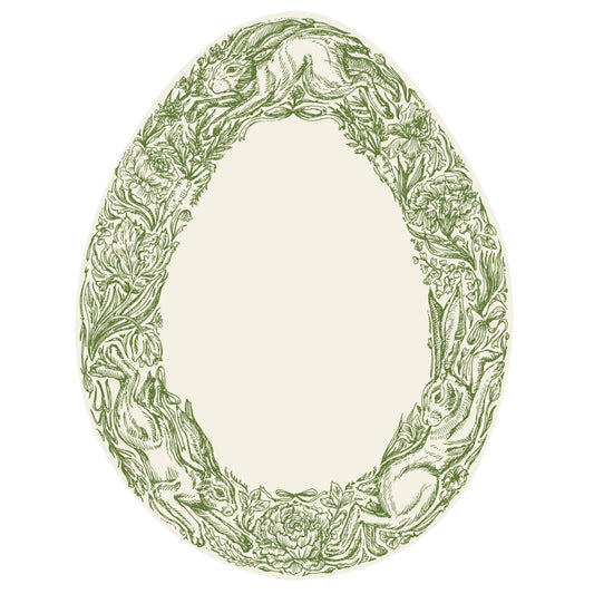 Hester & Cook Greenhouse Hares Table Card