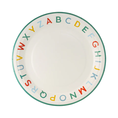 Alphabet Plate