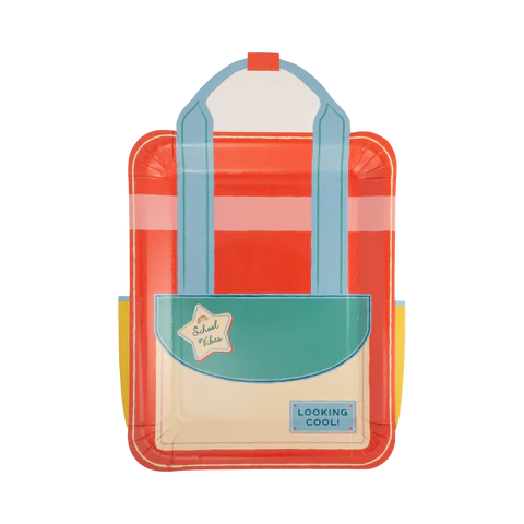 Backpack Shaped Plate set