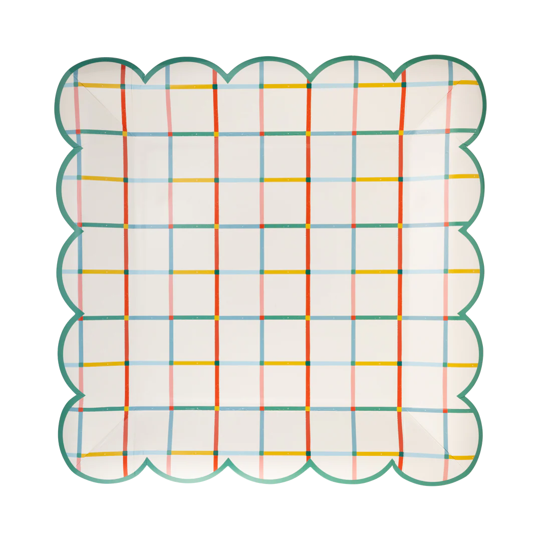 Colorful Gird Plate