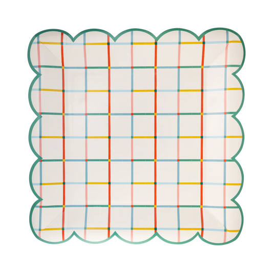 Colorful Gird Plate