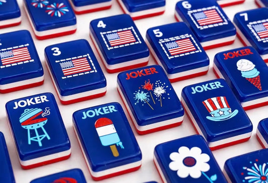 Pre-Order Patriotic Tiles Mahjong SHIPS 1st of SEPTEMBER (USA)