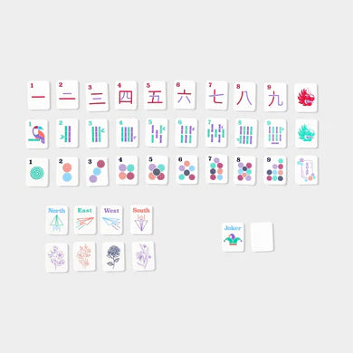 Mini Mahjer Rockin Rosie Edition (Complete Mahjong Set)