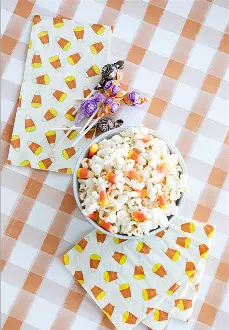Hester and cook candy corn guest napkins