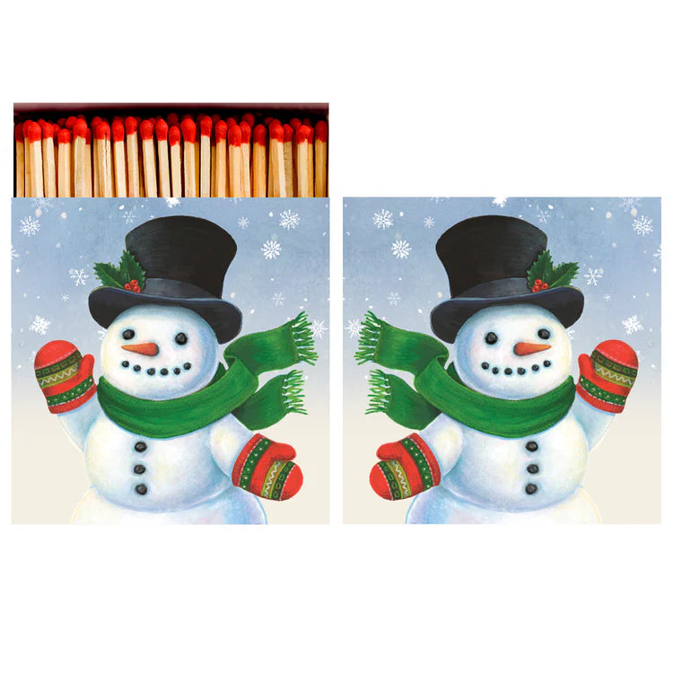 Hester and Cook Snowman Matchbook