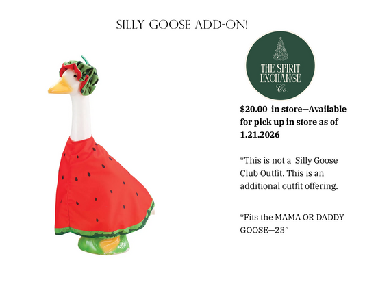Watermelon Porch Goose Outfit (Large)