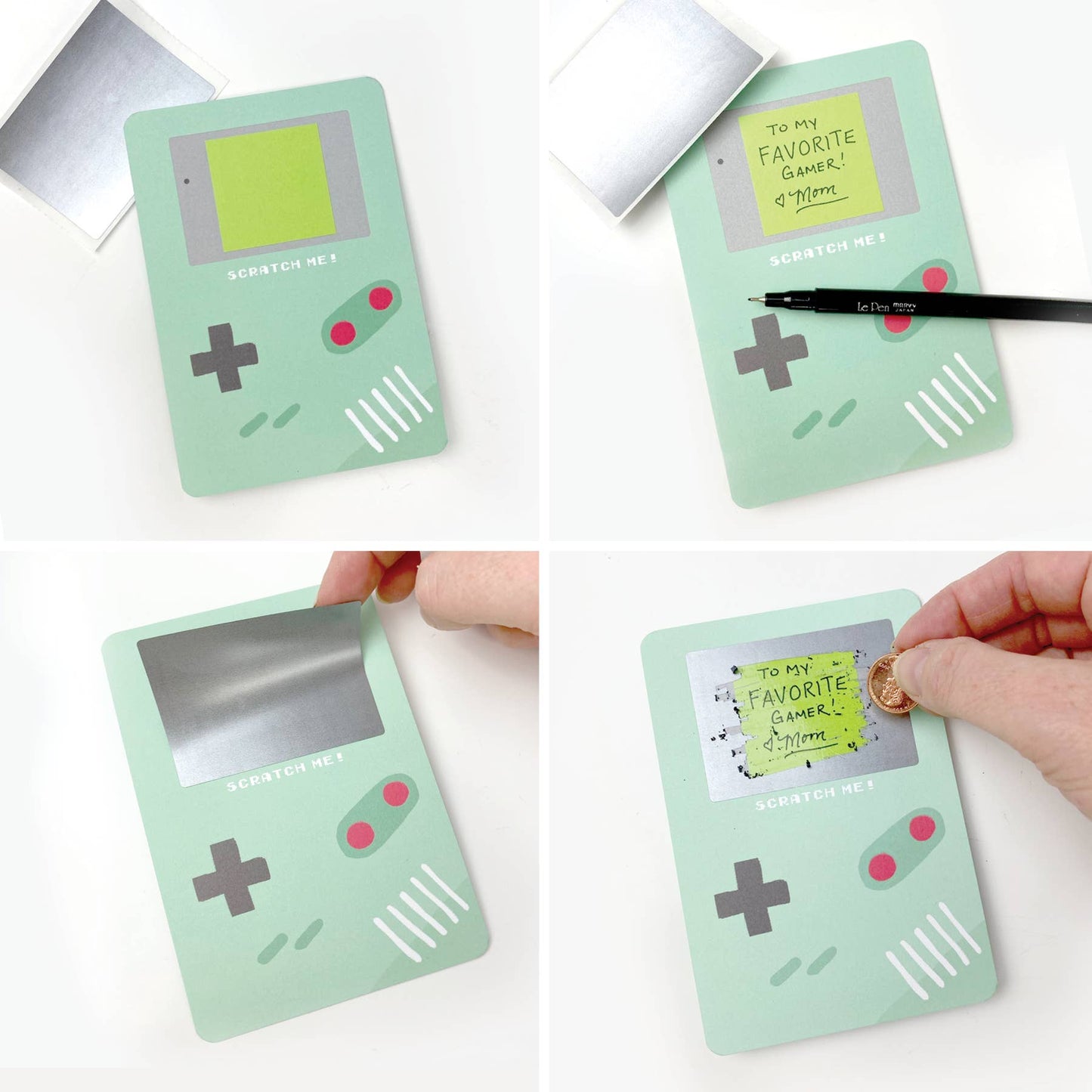 Scratch-off  Valentine Cards - Gamer