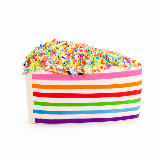 Rainbow Cake Squishy – Foam Sensory Stress Toy