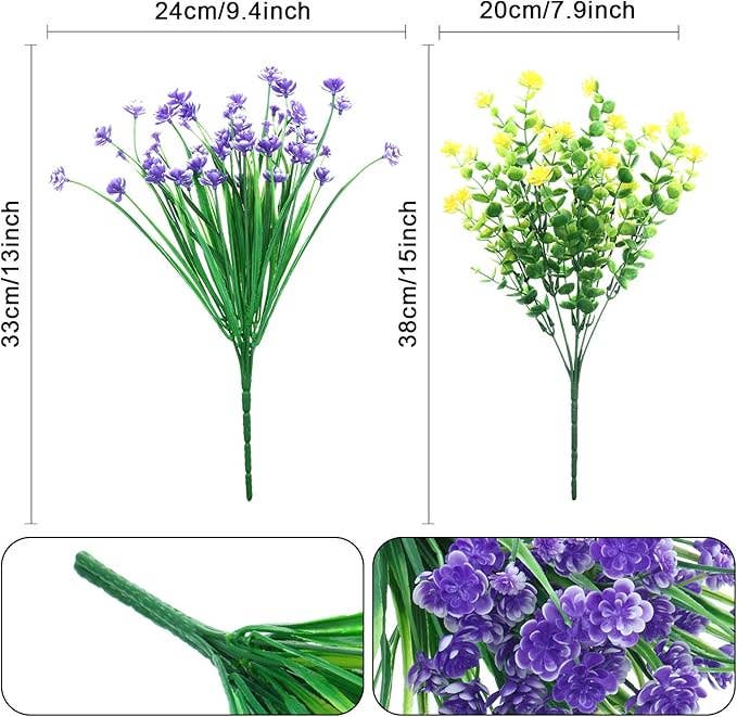 UV Resistant Artificial Flower Bundles