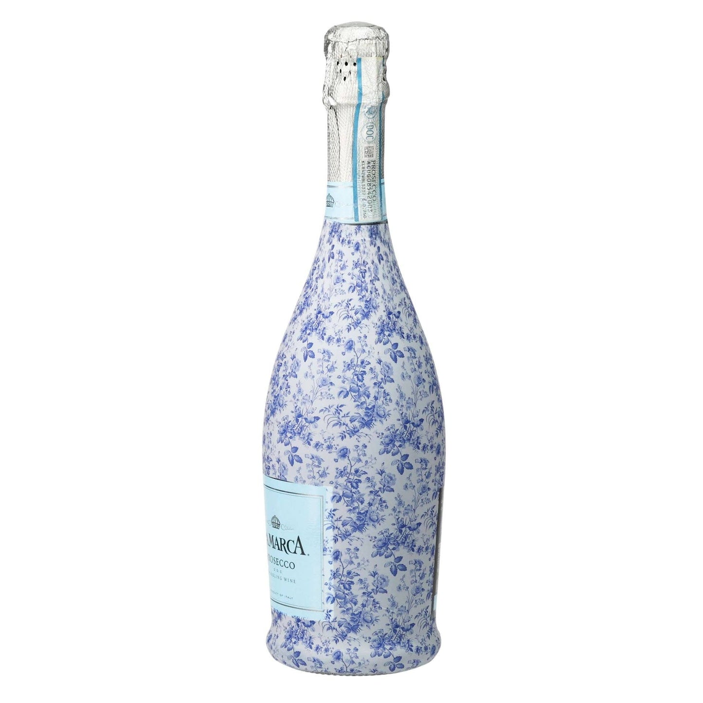 Beau Bottles Grandmillenial Blue Floral - Prosecco Collection