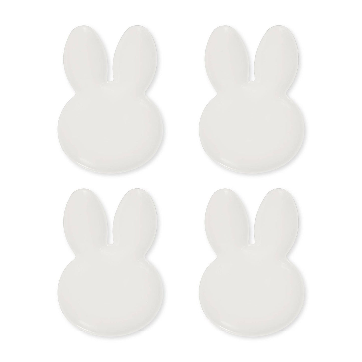 Easter Melamine 10" Bunny Plate, White