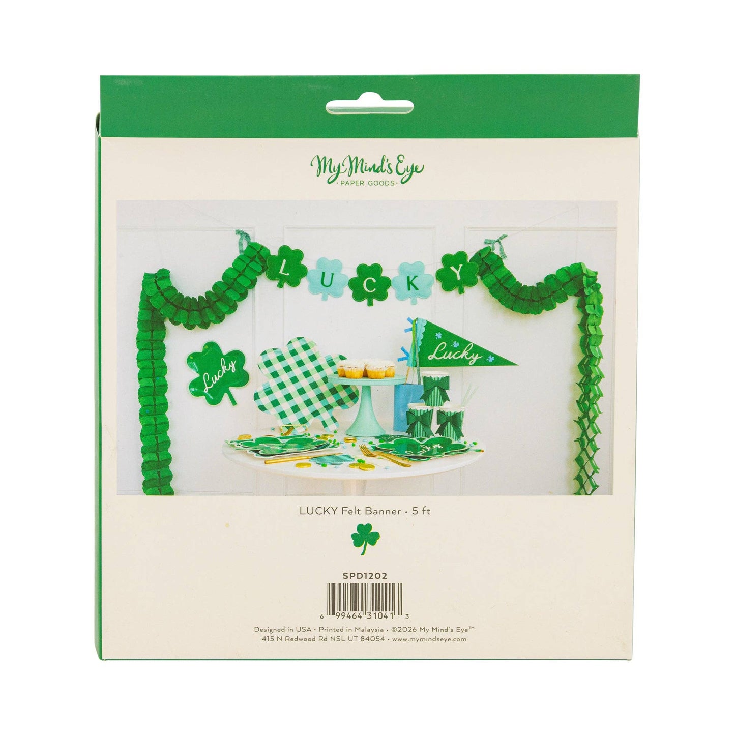 SPD1202 - Lucky Felt Banner