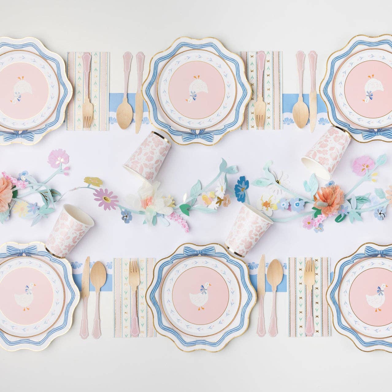 SPRING TULIP GUEST TOWELS