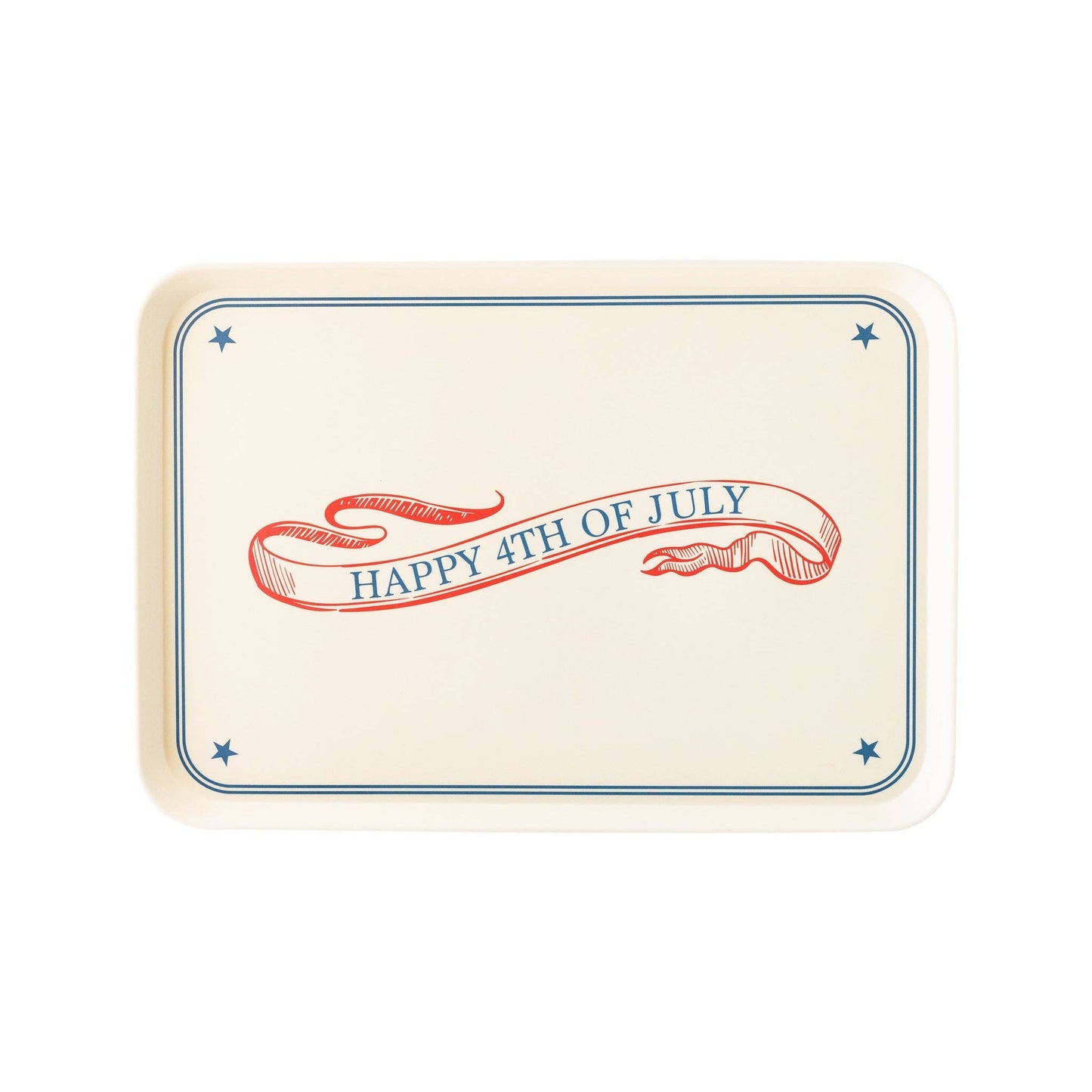 SSP922 - Happy 4th of July Reusable Bamboo Serving Tray