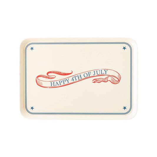 SSP922 - Happy 4th of July Reusable Bamboo Serving Tray