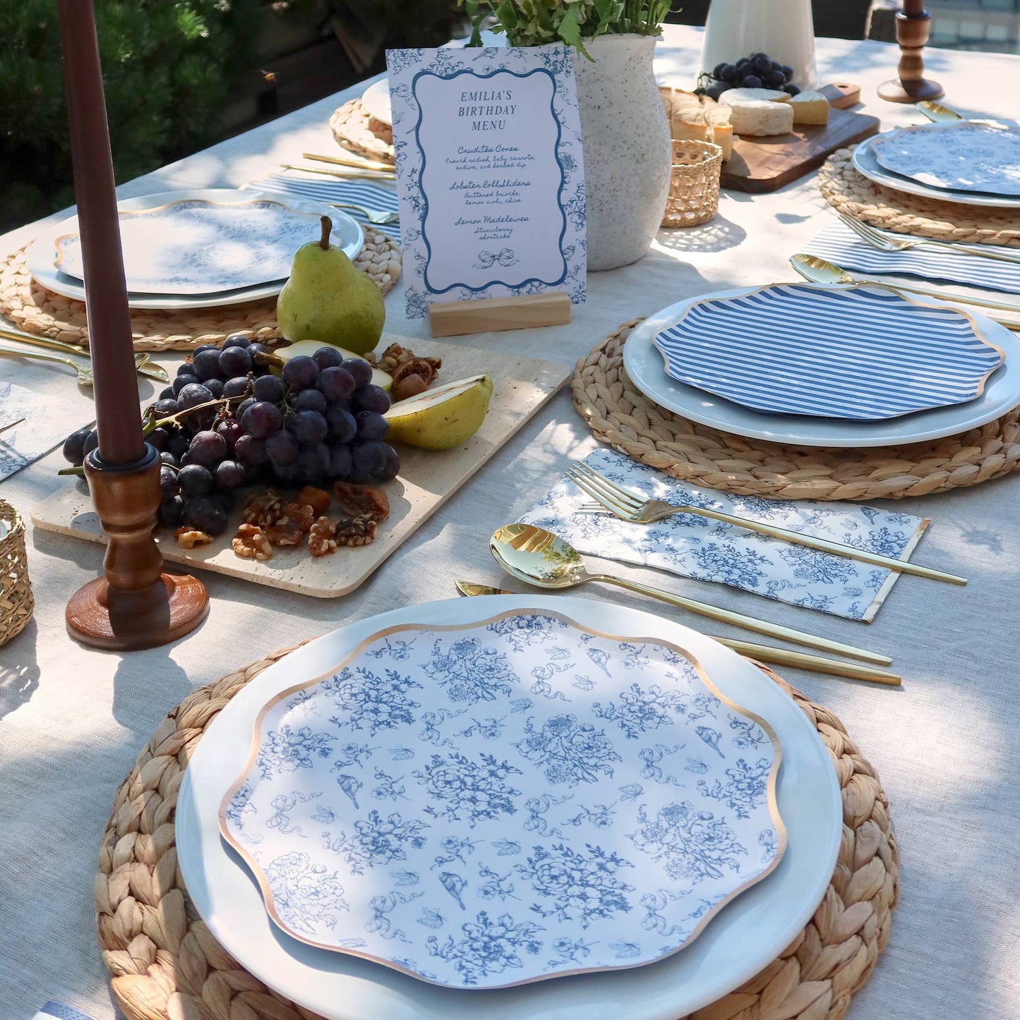 Hamptons Toile - Small Plates