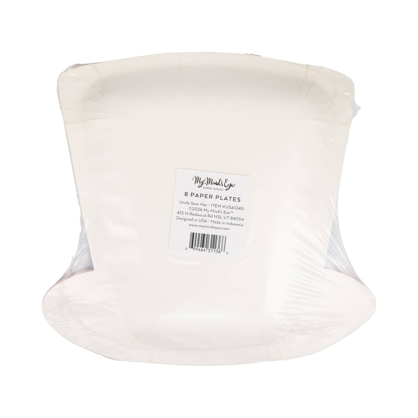 USA1240 - Uncle Sam Hat Paper Plate
