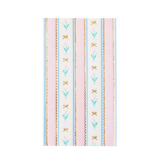 SPRING TULIP GUEST TOWELS