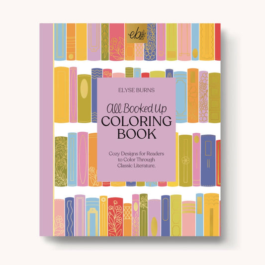 All Booked Up Coloring Book | Bookish & Reading